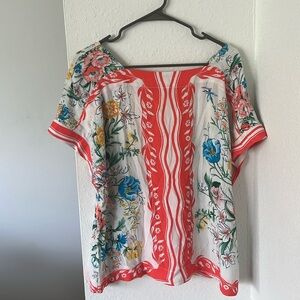 Anthropologie Maeve Floral Blouse